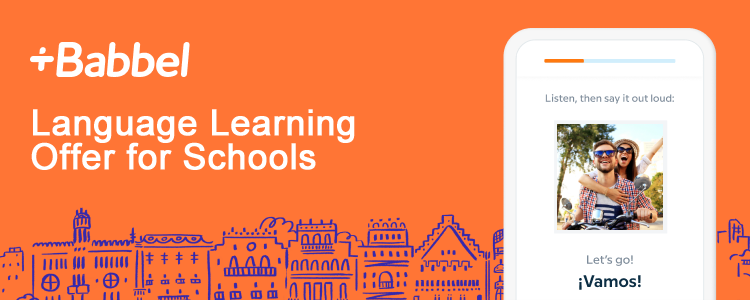 Babbel App Language Learning Offer for Schools